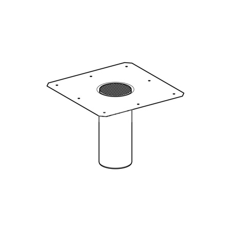 Kratka szczelinowa Geberit do wpustu podłogowego Varino i wpustu Varino 13 x 13 cm