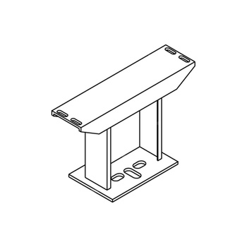 Kermi Fixkonsole f. Bodenmont. Typ21, weiß, RAL9016