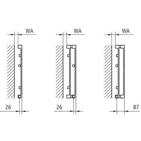 Grzejnik płytowy typ 11 KERMI HVN wym. 600 x 420 mm, kolor biały, moc 406 W