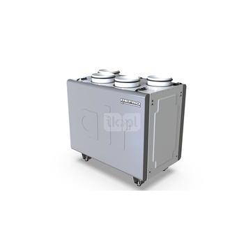 Centrala wentylacyjna DRX 300 V o wydajności 350m3/h z kompletem mocowań ściennych, wyświetlacz dotykowy 4,3"