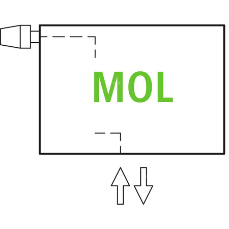 Grzejnik płytowy typ 21 KERMI V-HHV QN664(R), z osłoną wym. 700 x 500 mm, kolor biały, moc 664 W