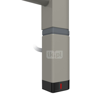 Grzałka TERMA One D30x40 Prawy, 1000W \ Tuba, RAL 7030, kabel spiralny z wtyczką [srebrzysty, 2,5m,