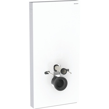 Moduł sanitarny do WC wiszącego GEBERIT Monolith Plus, 1010 mm x 480 mm x 106 mm, front: biały, bok: aluminium