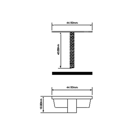 Zaślepka 40mm do zlewozmywaka