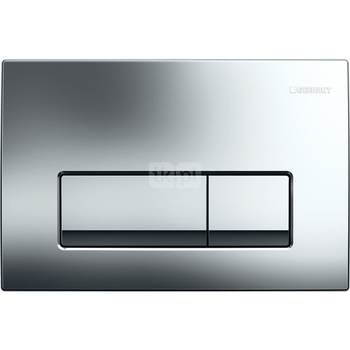 Przycisk uruchamiający Geberit Delta50, przedni, chrom błyszczący, prostokątny