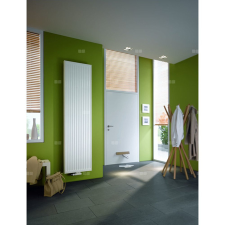 Grzejnik płytowy typ 22 KERMI X2 Verteo Profil, boczna osłona wym. 1600 x 700 mm, kolor biały, moc 2410 W