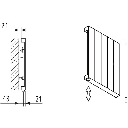 Grzejnik płytowy typ 10 KERMI HVN wym. 3200 x 490 mm, kolor biały, moc 1495 W