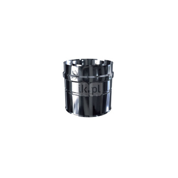 Adapter pionowy stal nierdzewna MK ŻARY PR PS AD-P11 (malowany) fi80 x 125 mm do kanałów wentylacyjnych okrągłych
