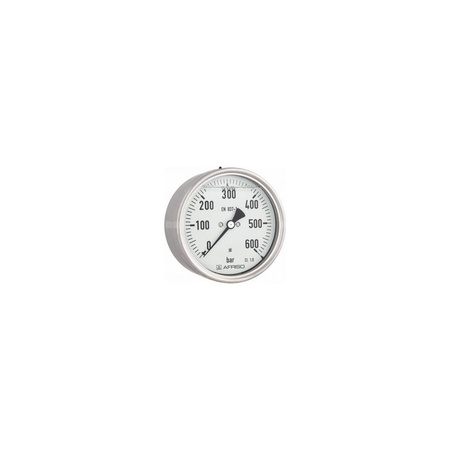 Manometr z rurką Bourdona AFRISO RF glicerynowy -1/5 bar G1/2B radialne fi 160 mm, kl. 1,0%