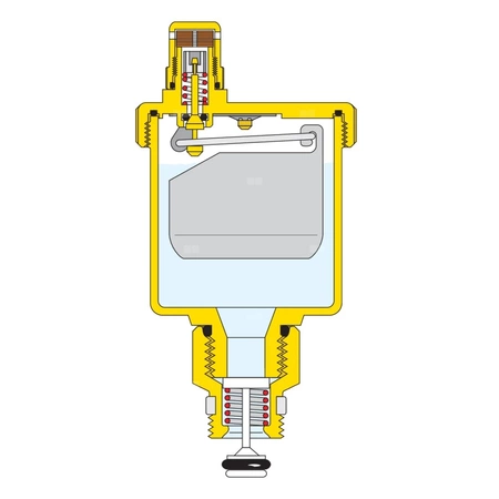 MINICAL - Odpowietrznik automatyczny 3/8” GZ