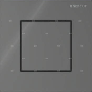 Przycisk uruchamiający Geberit typ 40 do systemu spłukiwania pisuarów z pneumatycznym uruchamianiem spłukiwania, kwadratowy: Lava