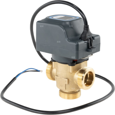 3-drogowy zawór strefowy AZV 844, DN25, G1 1/4'', Kvs 11, 230 V AC, AB-B