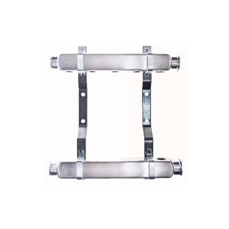 Rozdzielacz INOX do CO bez nypli  - QIK Optimo III RN-6 - 2 sekcje