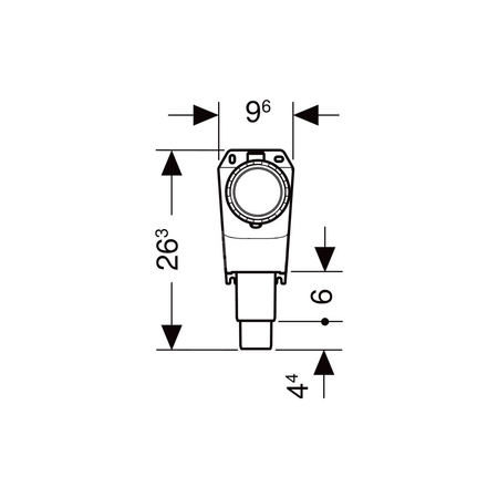 Spłukiwanie higieniczne Geberit Rapid, bez syfonu