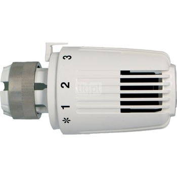 Głowica termostatyczna prosta HERZ D, zakres reg. 8-28'C, kolor biały