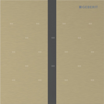 Elektroniczny zawór spłukujący Geberit do pisuaru, zasilanie 230V, Typ 40, stal nierdzewna mosiądz, prostokątny