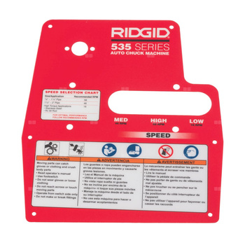 Płytka, ostrzeżenie 535A