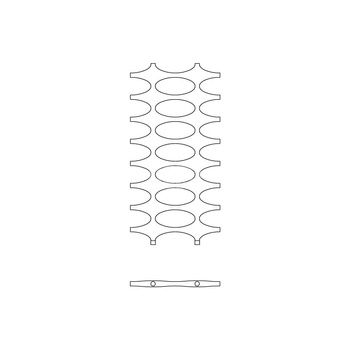 Grzejnik drabinkowy KERMI Ideos BH, wym. 1151 x 758 mm, kolor biały, moc 564W