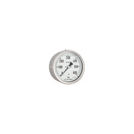 Manometr z rurką Bourdona AFRISO RF wstrząsoodporny 0/60 bar G1/2B aksjalne fi 100 mm, kl. 1.6%