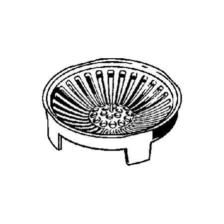 Sitko, tworzywo sztuczne / szary do odpływów prysznicowych VIEGA 4958