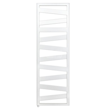 Grzejnik Zehnder Kazeane RK-100-060 - 600 mm, kolor Code 0557 Black Matt, złącze S012, konsole ścienne towel radiator, ilość zestawów naściennych 4
