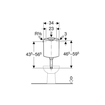 Zawór napełniający Typ 333, 3/8" ms