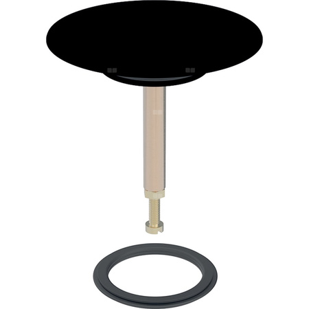 Korek zaworu Geberit, czarny mat