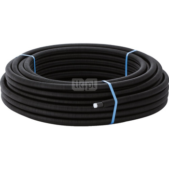 Rura PE-RT II/AL/PE-RT II GEBERIT Mepla 16 mm x 2.25 mm, izolacja kolor czarny z rurą osłonową - kręgi 50m wielowarstwowa gładka