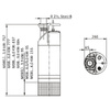 Pompa zanurzeniowa do ścieków WILO Padus PRO M08L/T039-540/A aluminium 3x 400V, moc 4.6W 50 Hz