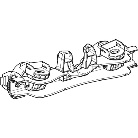 Wspornik montażowy Geberit do wiszącej miski WC TurboFlush