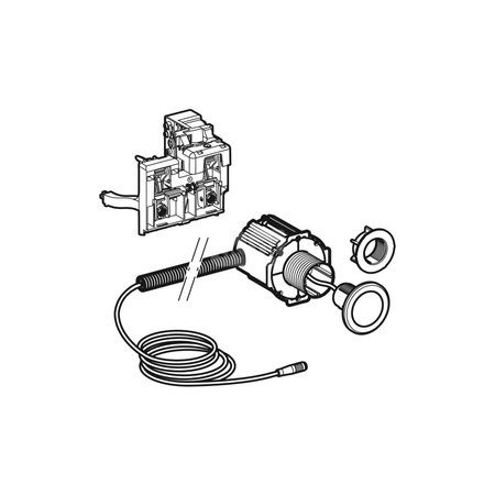 Zasilacz 230 V / 12 V / 50 Hz do odciągu Geberit