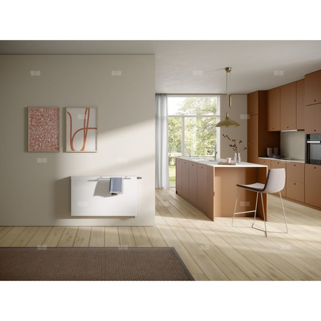 Grzejnik płytowy typ 22 KERMI X2 Line-V, z osłoną wym. 305 x 2605 mm, kolor biały, moc 2350 W