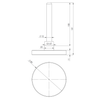 Termometr bimetaliczny AFRISO BiTh fi 63 mm -20…60'C tuleja 100 mm połączenie ax