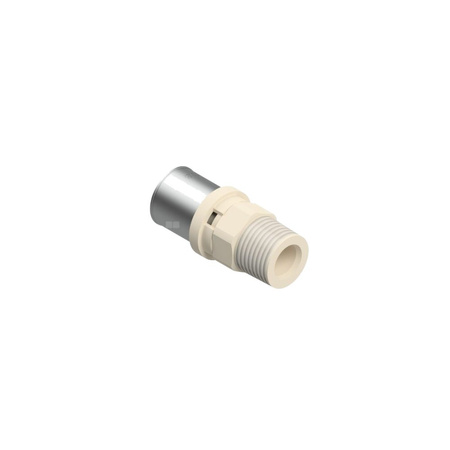 Złączka prosta zaprasowywana QIK, PPSU, 1'' x 32 mm (GZ x złącze zaprasowywane)