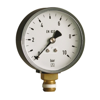 Manometr z rurką Bourdona AFRISO RF standardowy 0/16 bar G1/4B aksjalne fi 50 mm, kl. 1.6%