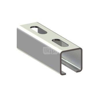 Szyna montażowa NICZUK NSZA, gr. 1.5 mm, dł. 3000 mm, stal nierdzewna (pasywacja)