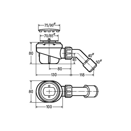 Domoplex-odpływ nr wzoru 6928PL