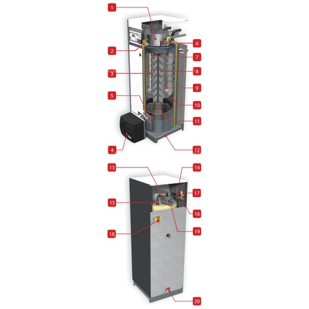 DELTA PRO S 25 Kocioł c.o./c.w.u., 25 kW