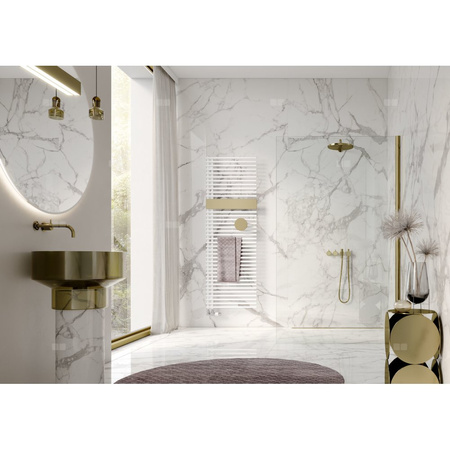 Grzejnik Kermi®Credo®Half®round 1000x600x46, RAL9016/RAL9016,prawa strona