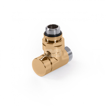 Zawór odcinający kątowy CYLINDER, GZ 1/2"-GW 1/2", Złoty (V30410H)