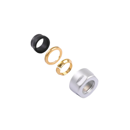 Adapter na miedź CYLINDER, GW 24-19-fi15, Satyna, (A58409R)