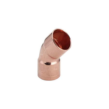 Łuk 45' VIEGA 95041 jednoczęściowy, Cu / Cu, 64 mm (lw x gw), (głębokość: 37 mm)