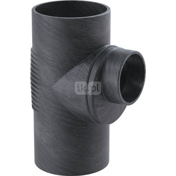 Trójnik GEBERIT Silent-db20 88.5' PE 160 mm x DN 100 x 110 mm x 160 mm (króciec z tworzywa sztucznego do spawania/zgrzewaniania x króciec z tworzywa sztucznego do spawania/zgrzewaniania x króciec z tworzywa sztucznego do spawania/zgrzewaniania)