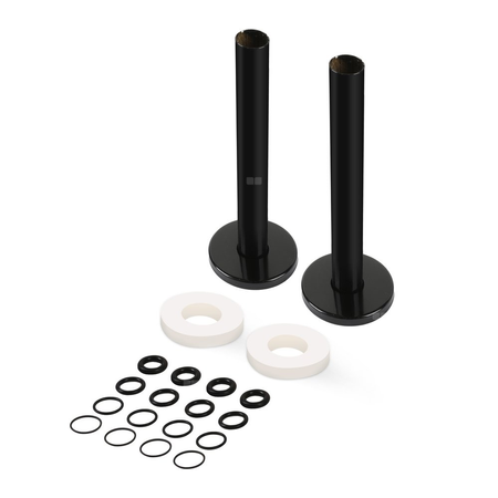 Zestaw maskujący podwójny PO, fi55-fi18-L160, Czarny, (A54603E9005)