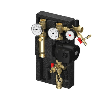 GRUPA SOLARNA MeiFlow S Sol-2R 3/4" (BEZ POMPY) Z ROTAMETREM 1-13 L Z AUTOMAT. BASIC Z SEPARATOREM