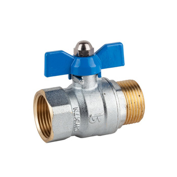 Kurek kulowy do wody zimnej gorącej PN25 W-Z z motylkiem ART.3036 1