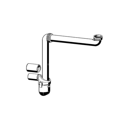 Syfon 1 1/4 x 32/40, tworzywo sztuczne / biały, nr wzoru 563415