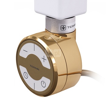 Grzałka TERMA MOA, 300W \ Tuba, Gold GPO, kabel prosty z wtyczką [złocisty, 1,5m, logo Terma, instr.