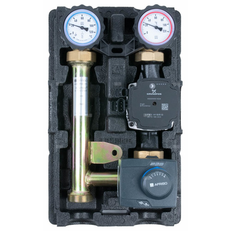 Grupa pompowa PrimoTherm K 180-2 DN25 GP 3-WM-SM, pompa Grundfos UPM3 Hybrid, zawór mieszający ARV Kvs Vario, siłownik ARM 343 ProClick