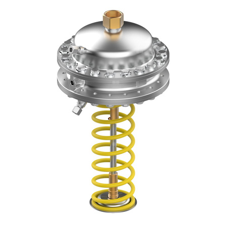 Regulator różnicy ciśnień/przepływu AFPQ, PN 40, 0.10 bar - 0.70 bar, 0.50 bar, 250 cm², Żółty